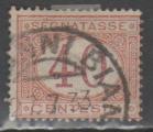 Italie 1890 - Timbre taxe 40 c.