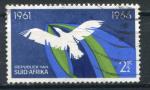 Timbre d'AFRIQUE DU SUD 1966  Obl   N 299  Y&T  Oiseau Colombe stylise