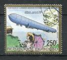 Timbre Rpublique du TCHAD  PA  1983  Obl  N 258  Y&T Zeppelins