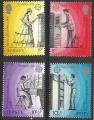 G-B Jersey 1979; Y&T n 188-191 **; 8 & 10,5p Europa, histoire postale