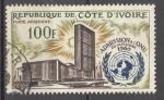 COTE d'IVOIRE PA N 25 de 1962 oblitr  