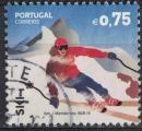 Portugal 2016 Oblitr rond Used Sports Extrmes Ski 0,75 euro SU