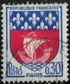 France 1965 Oblitr Used Blason Armoiries de Paris Y&T FR 1354 SU