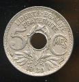 Pice Monnaie France  5 Ct  1930 Lindauer  pices / monnaies