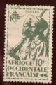 Timbre Colonies Franaises AOF 1945 Obl N 20 Y&T 