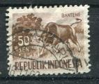 Timbre INDONESIE 1956-58  Obl N 124  Y&T  Mammifre