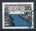 Timbre  ALLEMAGNE RFA  1964 - 65  Obl   N  290   Y&T   Bteaux