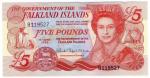 **   FALKLAND Islands     5  pounds   2005   p-17a    UNC   **  
