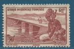 Afrique Occidentale Franaise N25 Chausse submersible neuf sans gomme