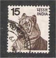 India - Scott 671  tiger / tigre