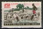 **   MALI    0,50 F  1961  YT-16  " Agriculture - Moutons "  (N)   **