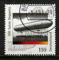 ALLEMAGNE - RFA - 2000 - YT. 1960  o - 100 ans du 1er vol du Zeppelin