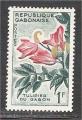 Gabon - Scott 155 mh  flower / fleur