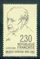 FRANCE neuf ** n 2671 anne 1990 crivain Maurice Genevoix
