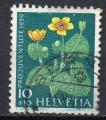 SUISSE N 635 o Y&T 1959 Fleurs (Populage des marais)