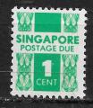 Singapour 1981 YT taxe n 21 (MH)