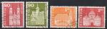 SUISSE N 655  658  o Y&T 1960-1963 Divers difices