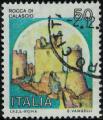 Italie 1980 Oblitr Chteau des vicomtes de Rocca di Calascio Y&T IT 1437 SU 