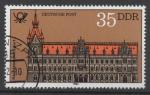 ALLEMAGNE (RDA) N 2328 o Y&T 1982 Batiment postaux (Grande poste  Eufurt)
