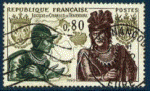 France 1969 - YT 1616 - oblitr - Louis XI et Charles le Tmraire