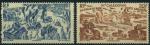 France, Nouvelle Caldonie : poste arienne n 57 et 58 x anne 1946