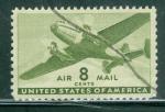 tats-Unis 1941 Y&T PA 27 Oblitr  Poste arienne - Bi-moteur