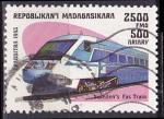 Timbre oblitr n 1323(Yvert) Madagascar 1993 - Rail, locomotive Fas sudois