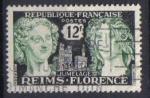 FRANCE 1956 - YT 1061 - Jumelage Reims - Florence 