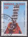Timbre oblitr n 1002S(Yvert) Burkina Faso 1997 - Masque de singe