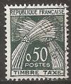 France - taxe n 93  obliter - 1960