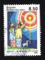 SRI LANKA Oblitration ronde Used Stamp Christmas Nol 1988