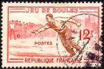 FRANCE - 1958 - Y&T 1161 - Jeu de boules - Oblitr