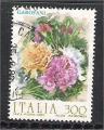Italy - Scott 1512  flower / fleur
