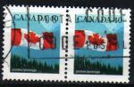 CANADA N 1168 o Y&T 1990 Drapeau national paire