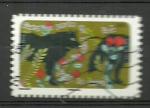 France timbre n 1313 ob anne 2016 Srie Expression : Quand on parle du loup,