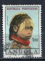 Timbre ANGOLA  1961  Obl  N  425   Y&T   Folklore Coiffure