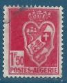 Algrie N191 Armoiries d'Alger 1F50 rouge oblitr