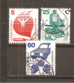 Allemagne N Yvert 555/57 (oblitr) (o)