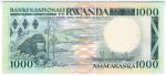 **   RWANDA     1000  francs   1988   p-21a    UNC   **