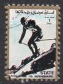 AJMAN N 2746A o MI 1973 Jeux Olympiques d'hiver (Descente ski)