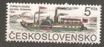Czechoslovakia - Scott 2819   ship / bateau