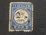 Pays-Bas 1894 - Y&T Taxe 16 (type 1) obl.
