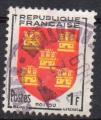 FRANCE N 952 o Y&T 1953 Armoiries des provinces (Poitou)