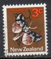 NOUVELLE ZELANDE N 512 o Y&T 1970-1971 Papillons (Lichen moth)
