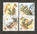 Espagne N Yvert 1696/99 - Edifil 2043/46 (oblitr)