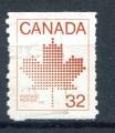 Timbre CANADA  1983  Obl  N 828A  Y&T  Feuille Erable