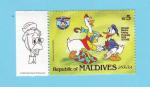 MALDIVES DISNEY DONALD DUCK 1984 / MNH**