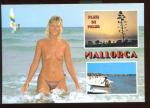 CPM neuve Espagne Mallorca Playa de PALMA Femme seins nus 