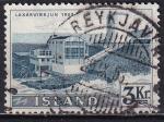 islande - n 267  obliter - 1956 (dent courte)