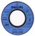 SP 45 RPM (7")  Serge Lama  "  Le gibier manque et les femmes sont rares  "